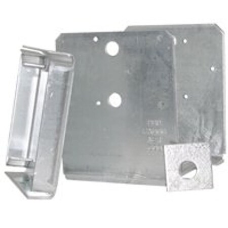 Mitek Post Anchor, 6 x 6 in PostJoist, Steel, Zinc PAU66-TZ